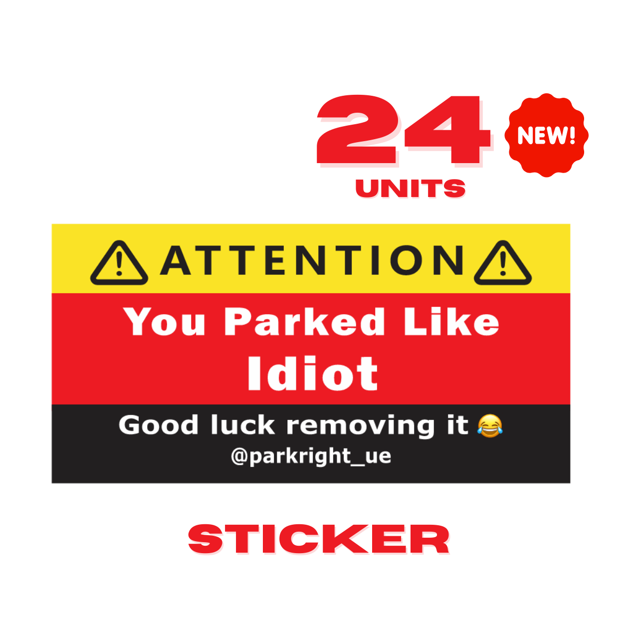 Sticker ParkRight - EN