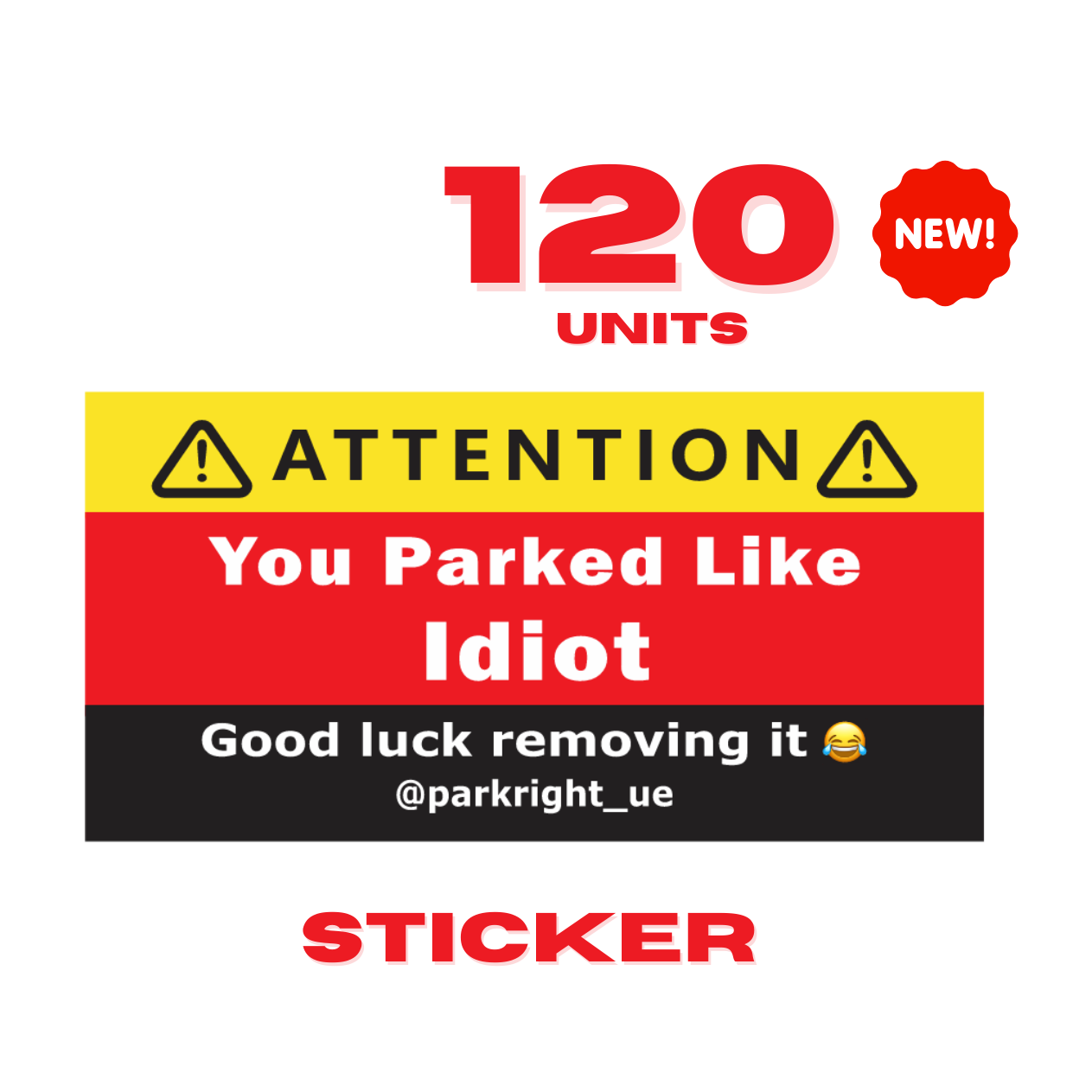 Sticker ParkRight - EN