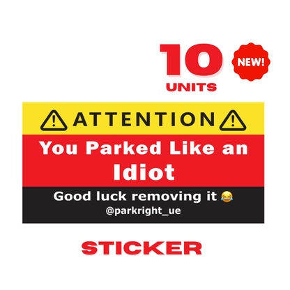 Sticker ParkRight - EN