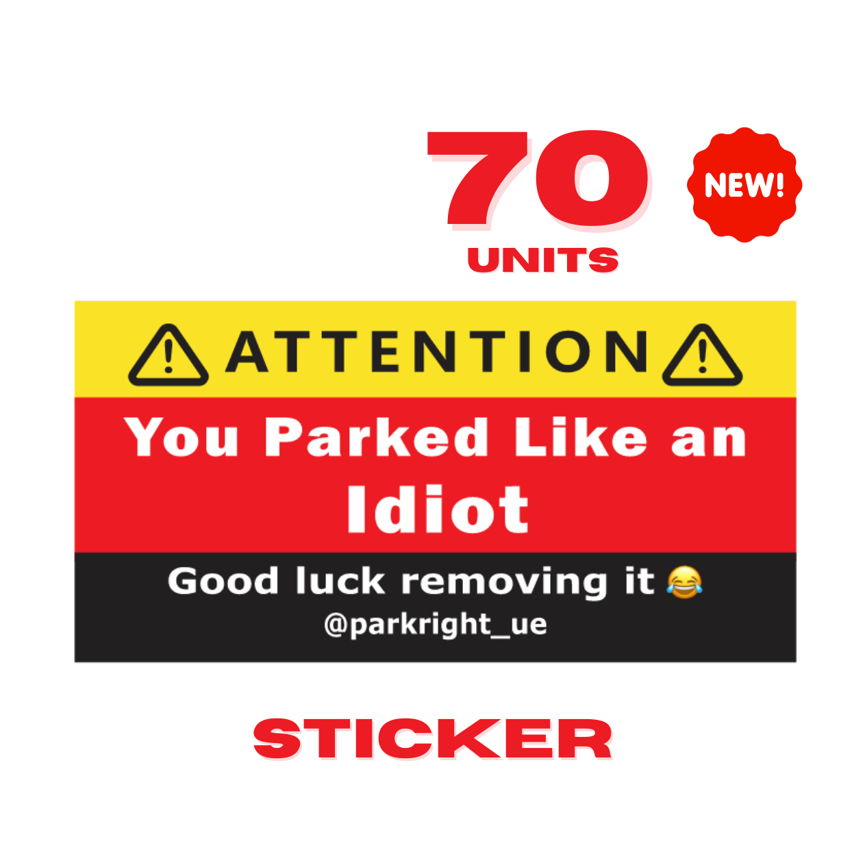 Sticker ParkRight - EN