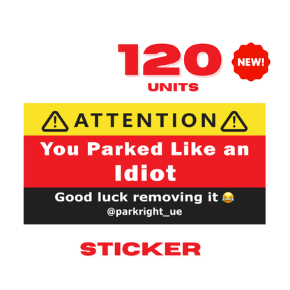 Sticker ParkRight - EN
